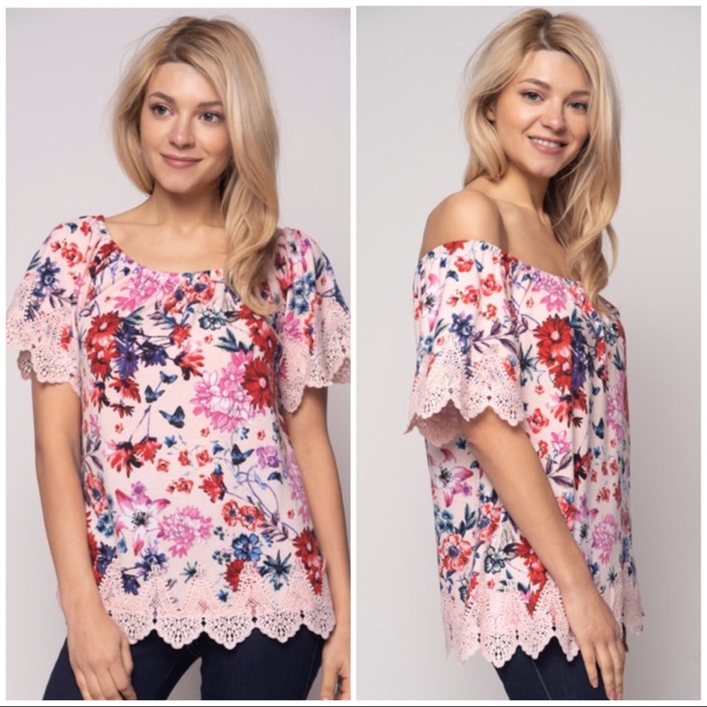 Floral Knit Top